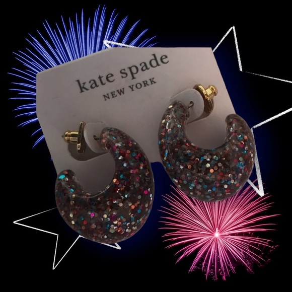 (REDUCED) NWOT—NEW LISTING—KATE SPADE GLITTER ER HUGGIES - Picture 1 of 5